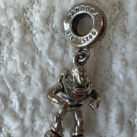Pandora x Disney Buzz Lightyear Charm – Toy Story Sterling Silver Charm - Picture 2 of 4
